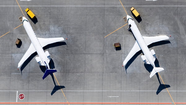 Foto Chaos op Schiphol