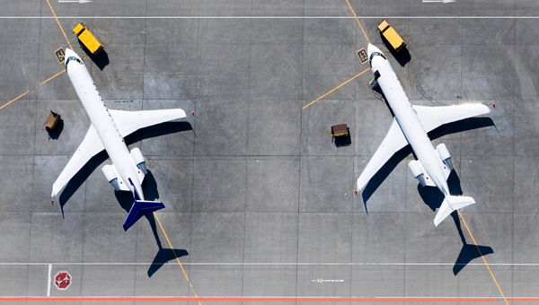 Foto Chaos op Schiphol