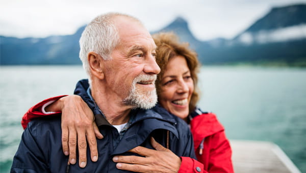 Foto ontzorgde senioren door goed pensioenadvies van OpGroen