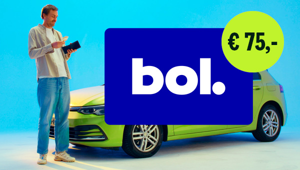 Sluit een autoverzekering af bij OpGroen en krijg een Bol bon cadeau van 75 euro